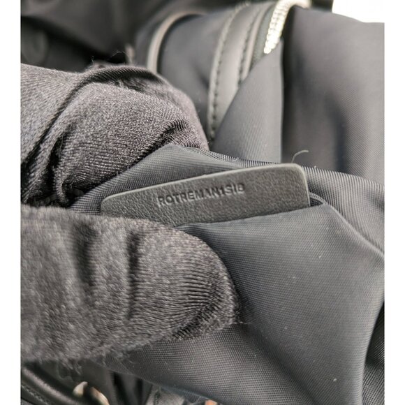 Burberry Ladies Medium Rucksack Eco Nylon Logo Print Backpack Black main image 4